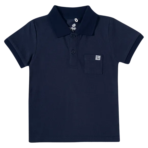 Camiseta Polo Safari Malha Piquet Kids Tip Top