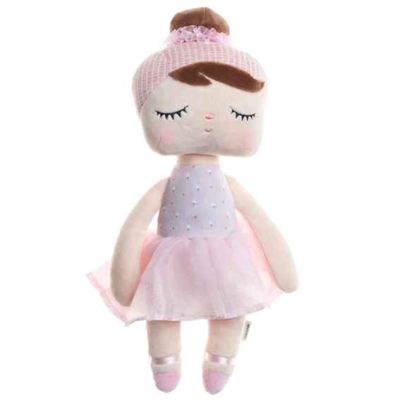 Boneca Ângela Rosa Lai Ballet 33 Cm Metoo