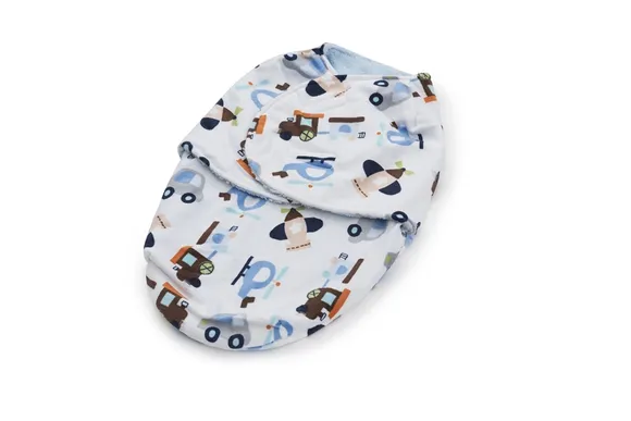 Cueiro Saço De Dormir Carrinhos Branco Loani