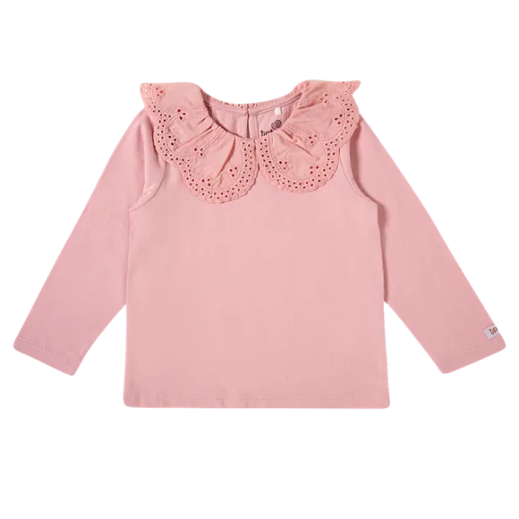 Blusa Manga Longa Estampa Lisa Meia Malha Kids Tip Top