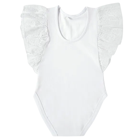 Body Festivo Manga Curta Malha Kids Tip Top