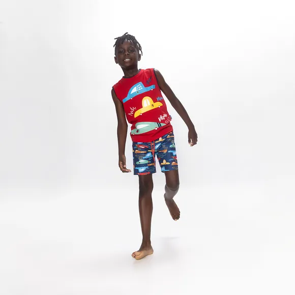 Camiseta Meia Malha Corrida Kids