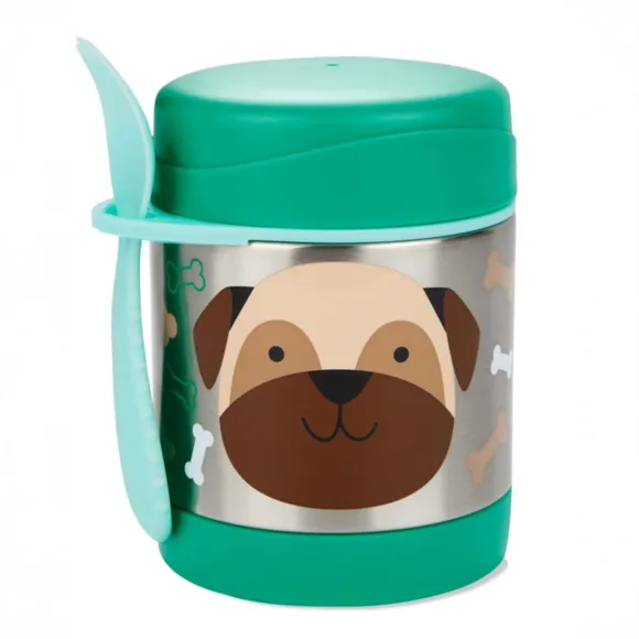 Pote Térmico Com Colher Zoo Cachorro Pug Skip Hop