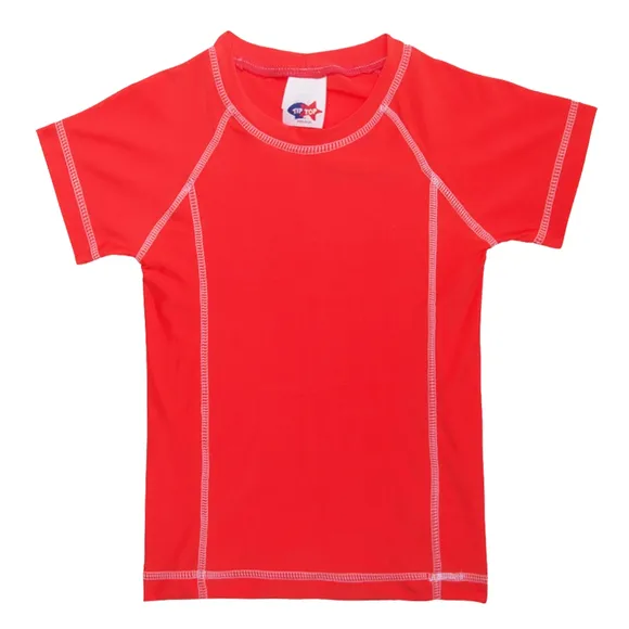 Camiseta Praia Manga Curta Kids Proteção Uv50+