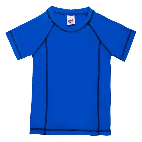 Camiseta Praia Manga Curta Kids Proteção Uv50+