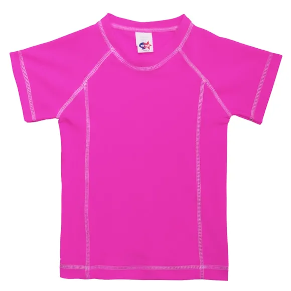 Camiseta Praia Manga Curta Kids Proteção Uv50+