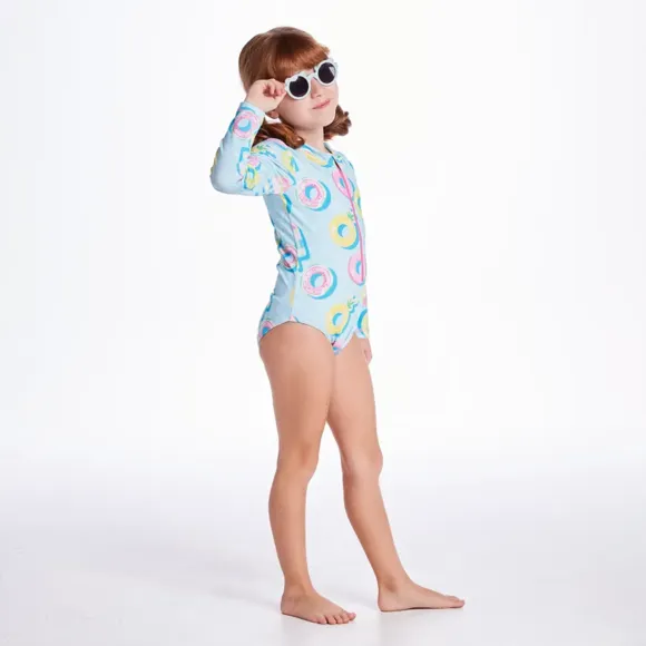 Body Praia Juvenil Pool Time Elastano Proteção Uv 50+ Tip Top