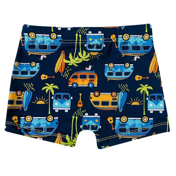 Shorts Praia Juvenil Kombi Colorida Elastano Proteção Uv 50+ Tip Top
