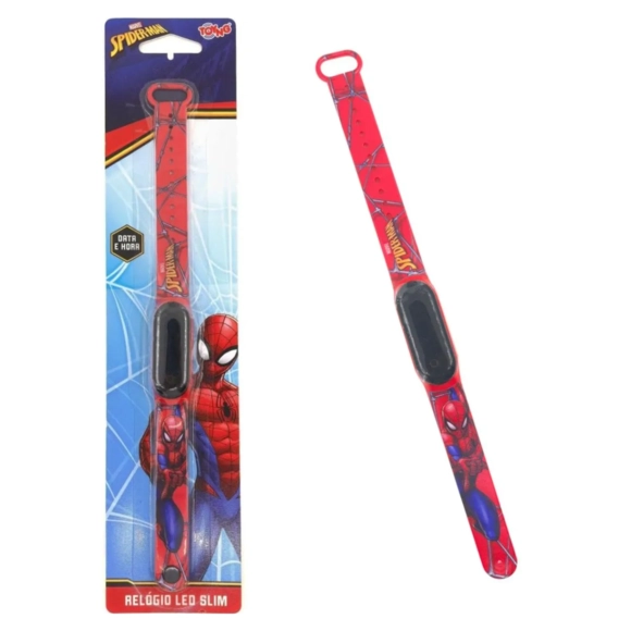 Relógio Bracelete Digital Homem Aranha Marvel