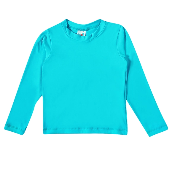 Camiseta Praia Manga Longa Juvenil Lycra Proteção Uv 50+ Tip Top