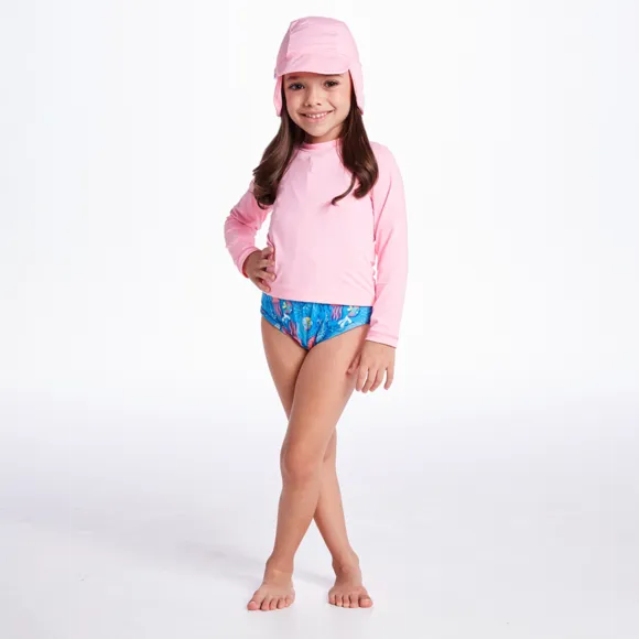Camiseta Praia Manga Longa Juvenil Lycra Proteção Uv 50+ Tip Top