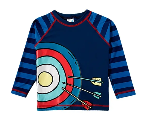 Camiseta Manga Longa Listrada Praia Sports Lycra Juvenil Proteção Uv50+