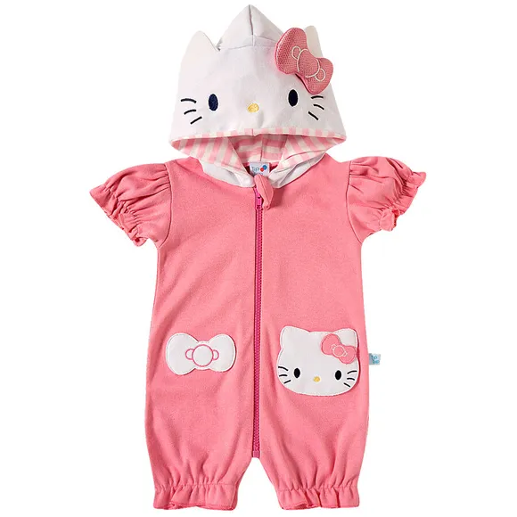 Macaquinho Divertidos Bebê Hello Kitty Suedine Tip Top