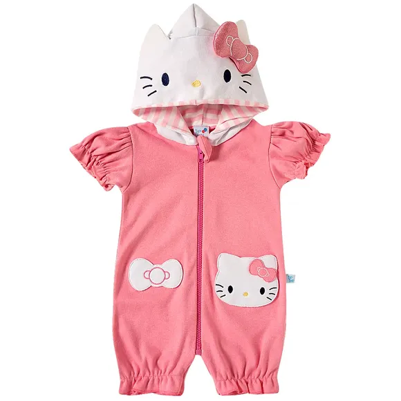 Macaquinho Divertidos Bebê Hello Kitty Suedine Tip Top