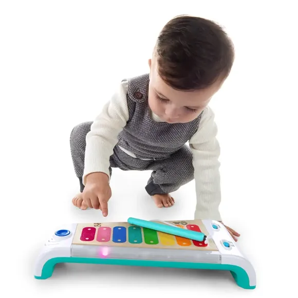 Piano Xilofone Magic Touch Drum De Madeira Baby Einstein