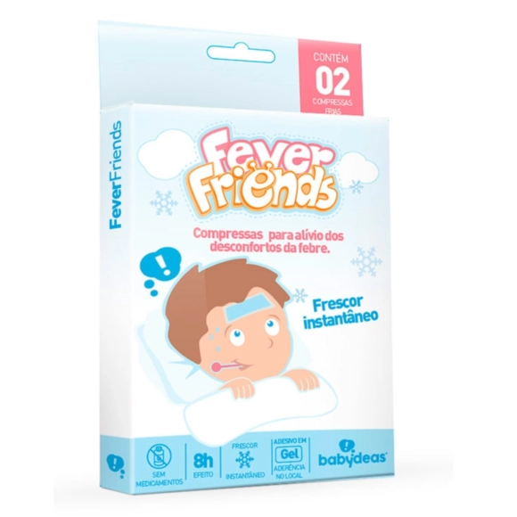 Compressas Refrescantes Fever Friends 4und Babydeas