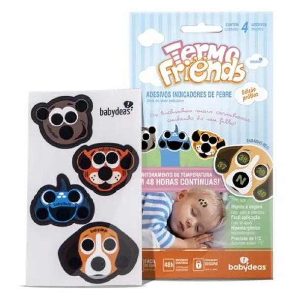 Adesivo Monitor De Temperatura Termo Friends Babydeas