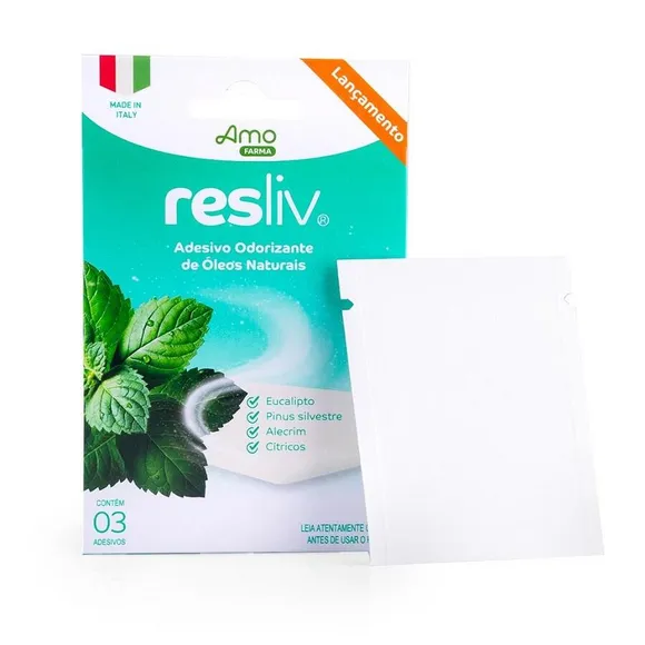 Adesivo Descongestionante Nasal Odorizante 3 Unidades Resliv Babydeas