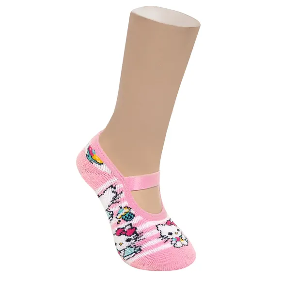 Meia Sapatilha Bebê Hello Kitty Atoalhada Tip Top
