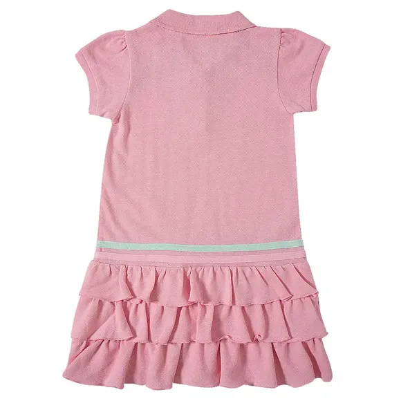 Vestido Manga Curta Toddler Hello Kitty Malha Piquet Tip Top