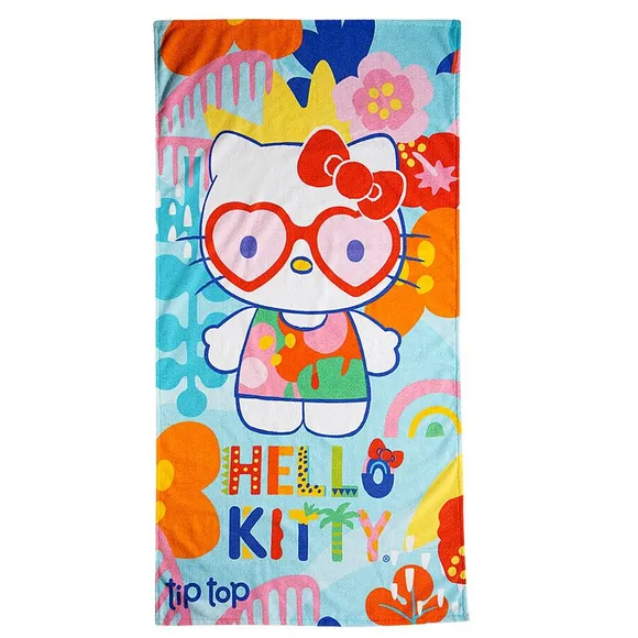 Toalha De Praia Hello Kitty Tip Top
