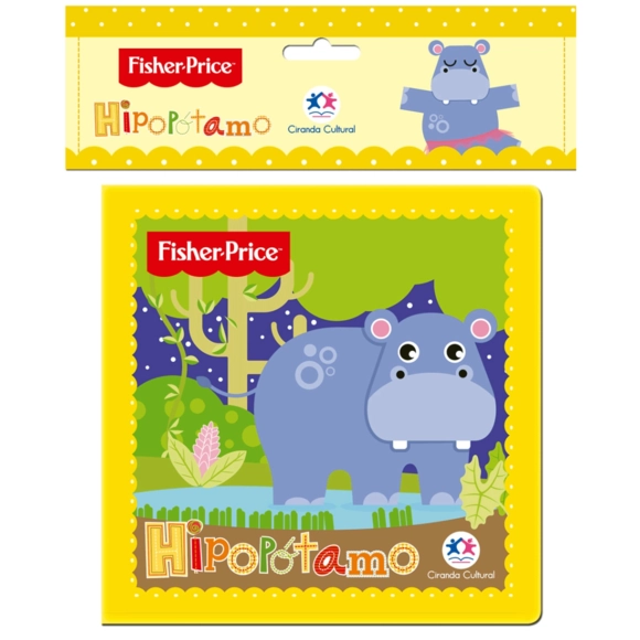 Livro De Banho Hipopótamo Fisher Price
