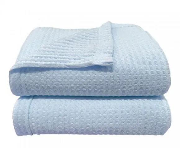 Manta Donna Termocelular Cubes Azul Bebê Laço Bebê