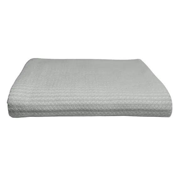 Manta Tricot Donna Termocelular Cubes Cinza Laço Bebê