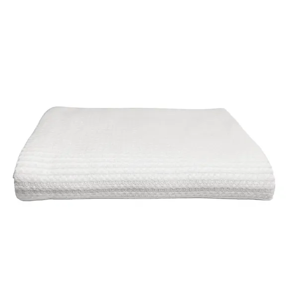 Manta Bebê Termocelular Cubes Branco Laço Bebê