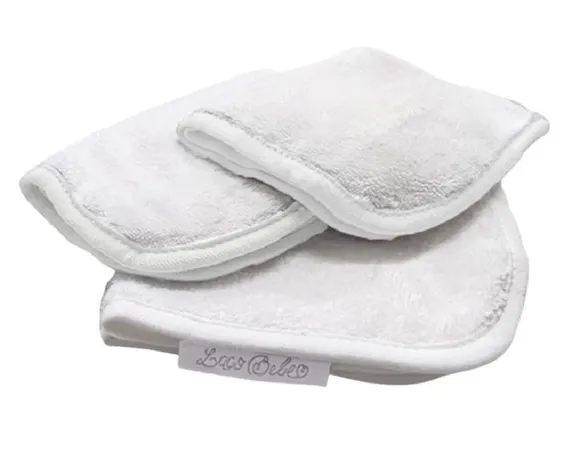 Kit 3 Babinhas Power Sec Branco Laço Bebê