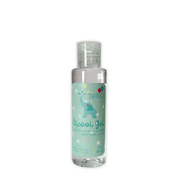 Álcool Em Gel Antisséptico Para As Mãos 60 Ml Ip Top