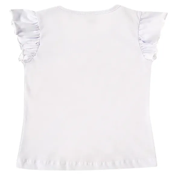 Blusa Manga Curta Kids Hello Kitty Malha Tip Top