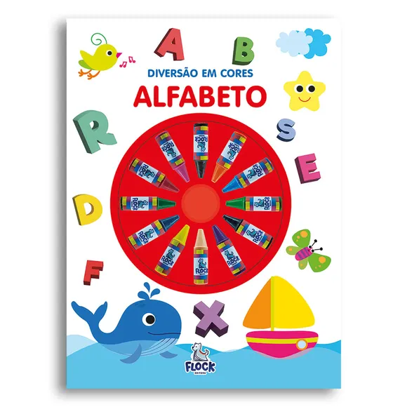 Livro Diversão Em Cores Alfabeto Flock Editora
