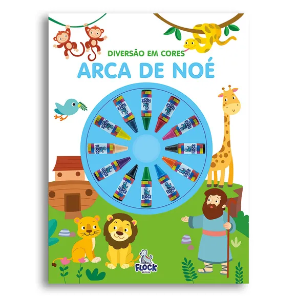 Livro Diversão Em Cores Arca De Noé Flock Editora