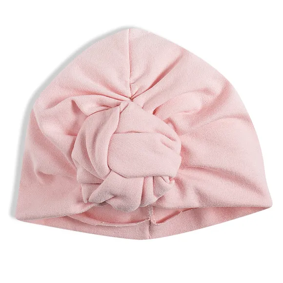 Turbante Nó Bebê Estampa Lisa Tip Top