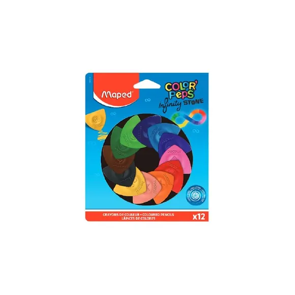 Lápis De Cor Infinity Stone 12 Peças Colorpeps Maped