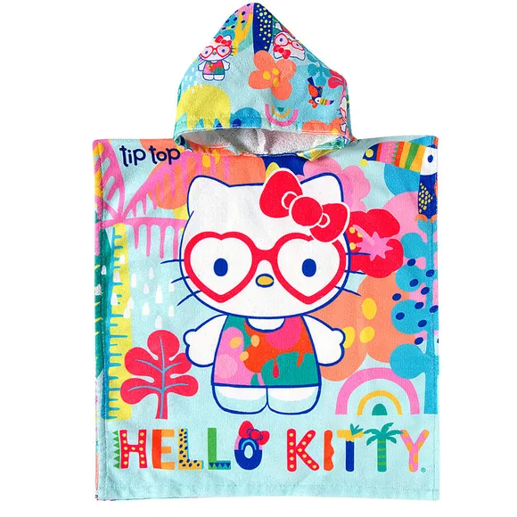 Poncho De Praia Kids Hello Kitty Tip Top