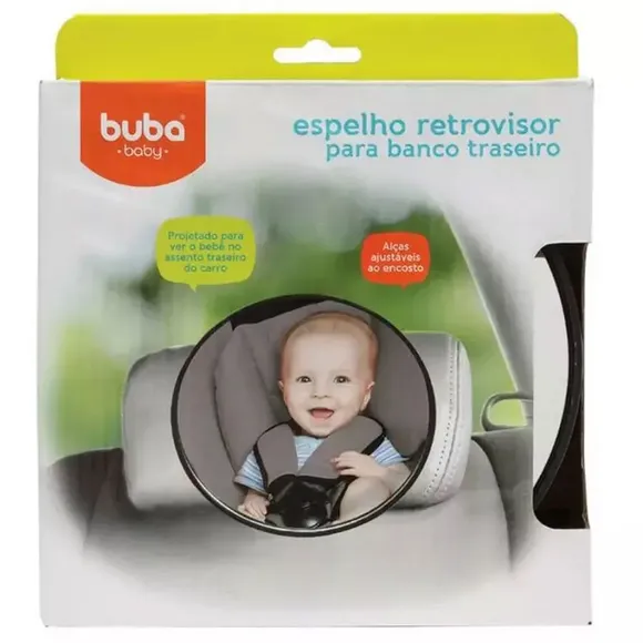 Espelho Para Banco Traseiro Oval Buba