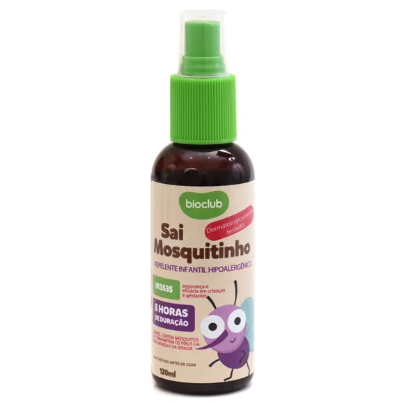 Repelente Infantil Sai Mosquitinho 120ml Bioclub