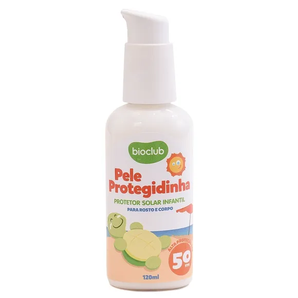 Protetor Solar Pele Protegidinha Fps 50 120ml Bioclub