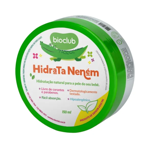Creme Hidrata Neném 150g Vegano Bioclub