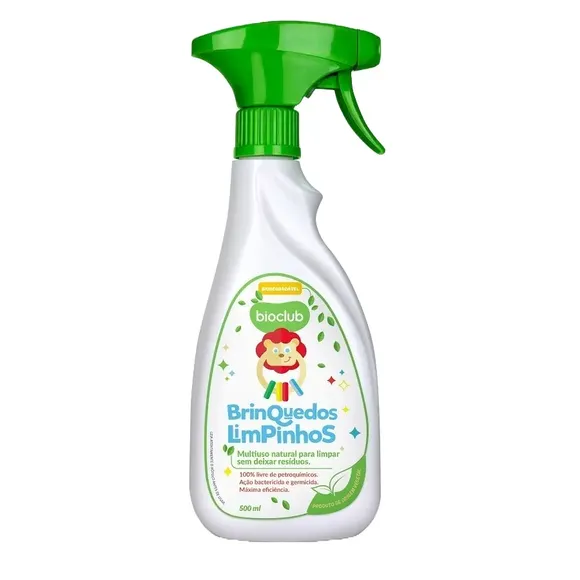 Higienizador Vegano Brinquedos Limpinhos 500ml Bioclub