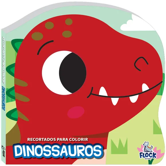 Livro De Colorir Recortados Dinossauro Blu Editora