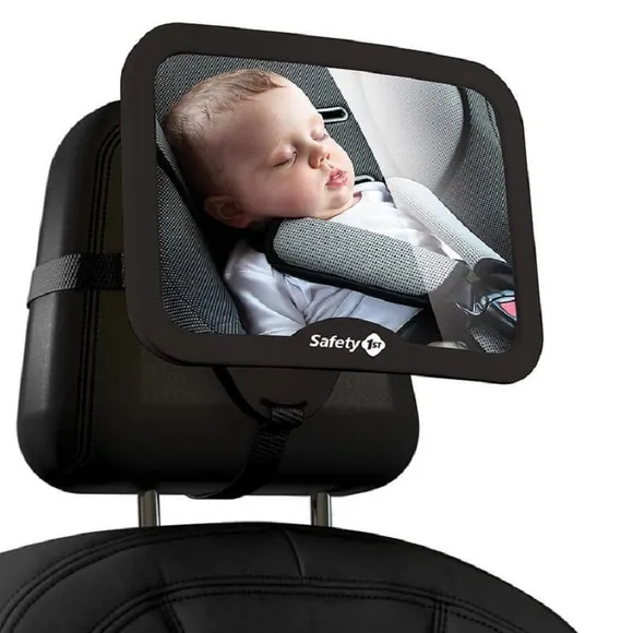 Espelho Para Banco Traseiro Retangular Back Seat Black Safety