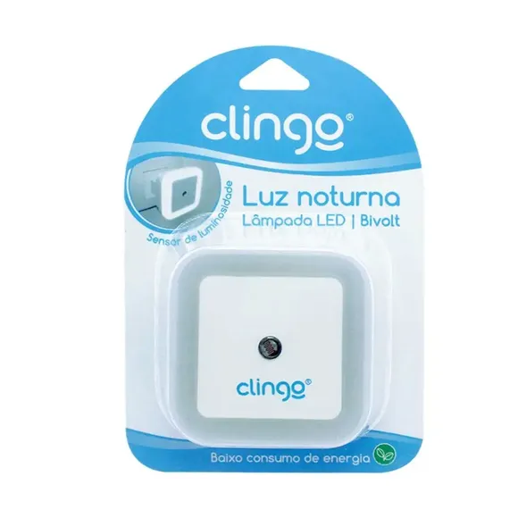 Luminária Led Com Sensor Square Clingo