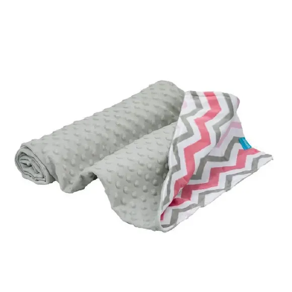 Cobertor Infantil Onda Rosa Clingo
