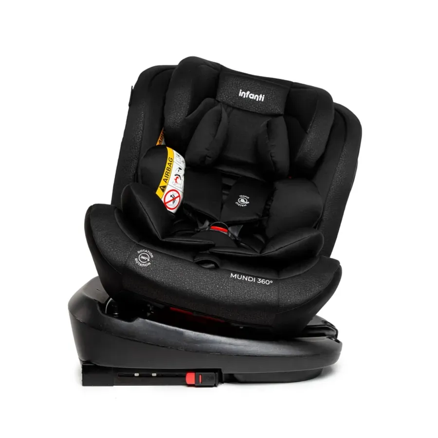 Cadeira Auto 360 Isofix 0 A 36kg Mundi Preto Granizo Infanti - Cadeira ...