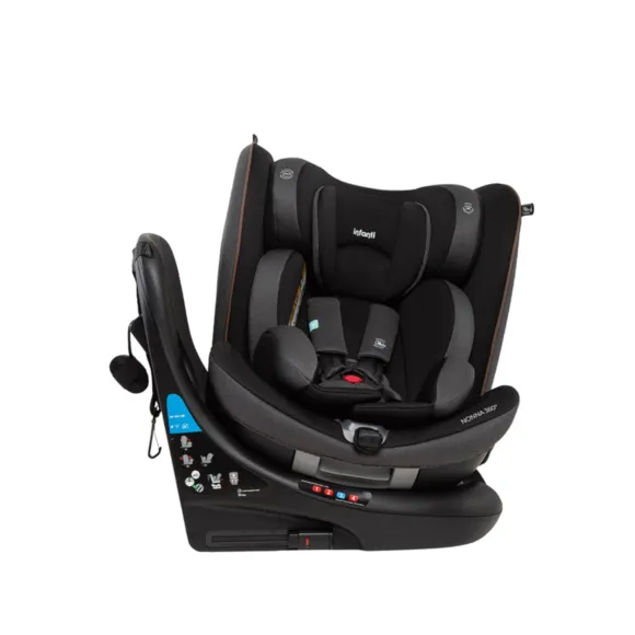 Cadeira Auto 360 Isofix 0 A 36kg Nonna Preto Noturno Infanti