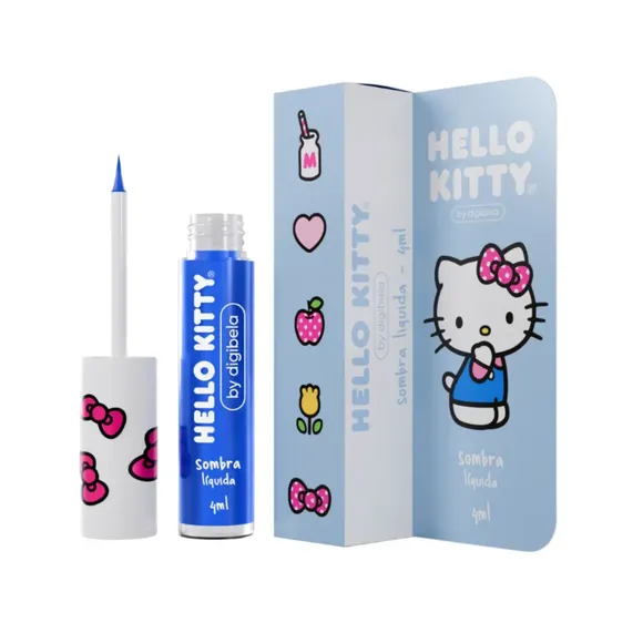 Sombra Liquida Azul Hello Kitty