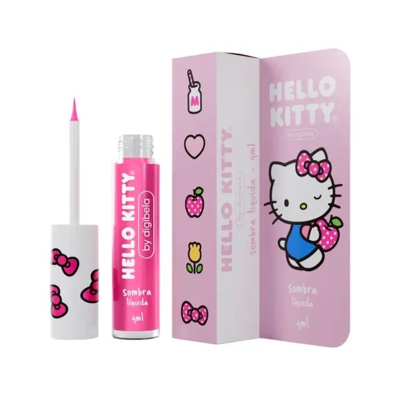 Sombra Liquida Rosa Hello Kitty